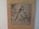 Fine Japanese Rimpa School Scroll Painting Of A Bird On A Branch 18th Century