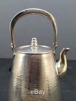 Fine Japanese Taisho Sterling Silver. 950 Teapot