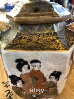 Fine Meiji Era Satsuma vase by Hotoda