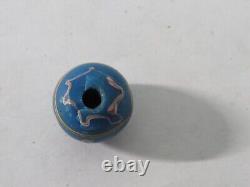 Fine Meiji Period Japanese Carved Glass Ojime Bead Netsuke Inro Sagemono