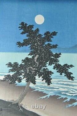 Fine Old Japan Japanese Woodblock Wood Block Print Scholar Art