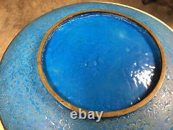 Fine Old Japanese Meiji Period 19th Century 12 Cloisonné Plate Charger
