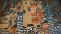 Fine Original Japanese Woodblock Print by Utagawa Sadahide Framed