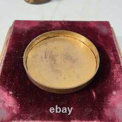 Fine Quality Antique Japanese Meiji 1868-1921 Bronze Mixed Metal Scholars Box