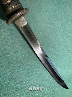 Fine Signed Antique Japanese Samurai Tanto Knife