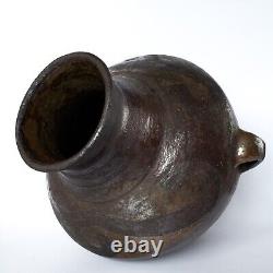 Fine Vintage Japanese Tamba or Echizen Ware Jar in Chinese Neolithic Style 11.5