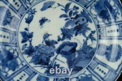 Fine antique small japanese blue and white arita plate 18th century