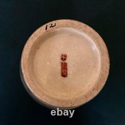 Finely Detailed Handpainted Japanese Satsuma Vase Showa Era