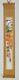 HANGING SCROLL JAPANESE-Fine Bamboo-Hand Painting Antique- Beautiful-32x4.75
