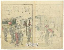 Hokusai, Fine Views of the Eastern Capital, Original Japanese Woodblock Print