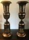 Huge PAIR of ANTIQUE JAPANESE CHINOISERIE URNS Highly Decorative FINE QUALITY