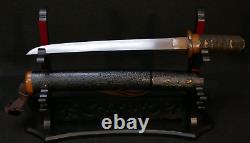 Japanese Edo Period Tanto Dagger Mumei, Koshirae Mounts Kozuka Fine Temper