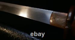 Japanese Edo Period Tanto Dagger Mumei, Koshirae Mounts Kozuka Fine Temper