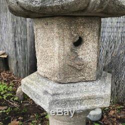 Japanese Fine Antique Kasuga Granite Lantern shirakawa granite stone, 19thc