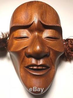 Japanese Fine-Art, Thin/Fragile Man, Yakusugi Wood, Signed Yamanaka UNESCO