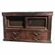 Japanese Fine Arts Crafts Antique Handcrafted Wood Tansu Cabinet