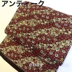 Japanese K-570 Antique Fine Pattern Pure Silk Size Nagoya Obi