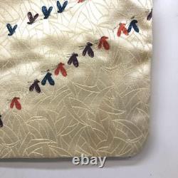 Japanese Kimono Fine Pattern Pure Silk Vintage Antique Z5712