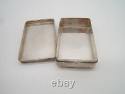 Japanese Meiji Silver & Gold Box Fine Quality