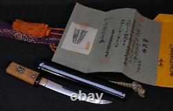 Japanese Shinshinto Tanto Dagger'Nagao Toshihide', NBTHK Cert. Fine Temper