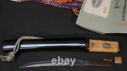 Japanese Shinshinto Tanto Dagger'Nagao Toshihide', NBTHK Cert. Fine Temper