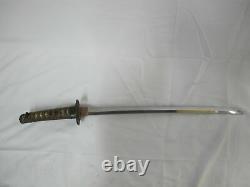Japanese WAKIZASHI 28 Meiji Period SWORD with Fine Lacquer & Bronze Sheath