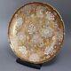 Large Antique Japanese Meiji Fine Painted Satsuma Thousand Flowers Plate, Signed