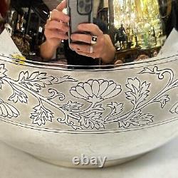 Miyamoto Japanese Silver Vase with Royal Seal