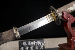 New fine folded steel tachi handmade japanese samurai sword razor sharp katana