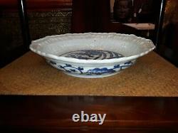 Pair Fine Antique Japanese Porcelain Dishes Signed