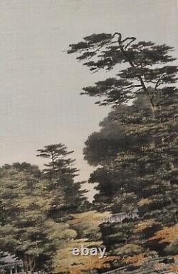 Pair Of Fine Antique Japanese Yuzen-Birodo cut velvet Meiji era very fine Signed