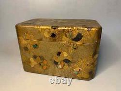 RARE Fine Japanese MAKI-E Lacquered Inlaid Box & Cover KOBAKO Edo Period 18thC