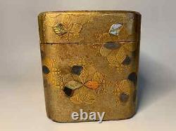 RARE Fine Japanese MAKI-E Lacquered Inlaid Box & Cover KOBAKO Edo Period 18thC