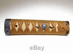 TSUKA Sword Handle w Fine Fittings 18/19C Japanese Edo Original Antique Koshirae