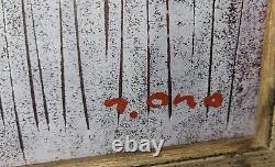 Tadashige Ono RARE 24 Fine Japanese Woodblock Mid Century Modern Auction Tags