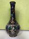 Very Fine Antique Japanese Meiji Cloisonne Vase Dragon & Phoenix 12