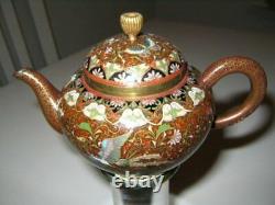 Very Fine Japanese Cloisonne Enamel Teapot Meiji
