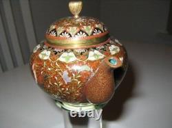 Very Fine Japanese Cloisonne Enamel Teapot Meiji