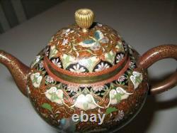 Very Fine Japanese Cloisonne Enamel Teapot Meiji