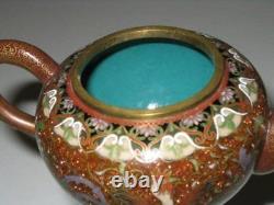 Very Fine Japanese Cloisonne Enamel Teapot Meiji