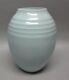 Very Fine Signed 10 Antique JAPANESE Egg Shell Blue Glazed Vase