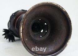 Very fine antique Japanese Meiji period bronze censer and cover