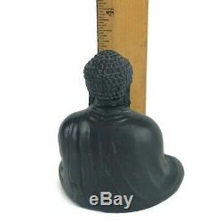 Vintage Fine Japanese Seated Meditating Altar Buddha Bronze Sculpture 3-1/4 U31