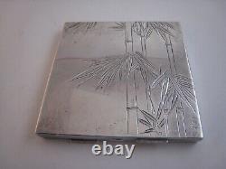 Vintage Japanese 950 Sterling Silver, Hallmark, Compact Fine Silver