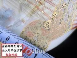 YOKOHAMA Ware Plate Set Signed by IMURA HIKOJIRO Japanese Antique MEIJI Fine Art